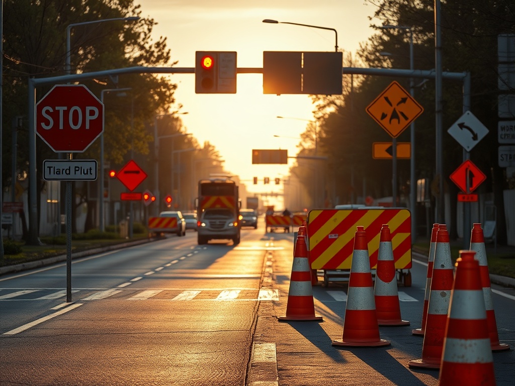 Traffic control planning for active facilities and roadway work