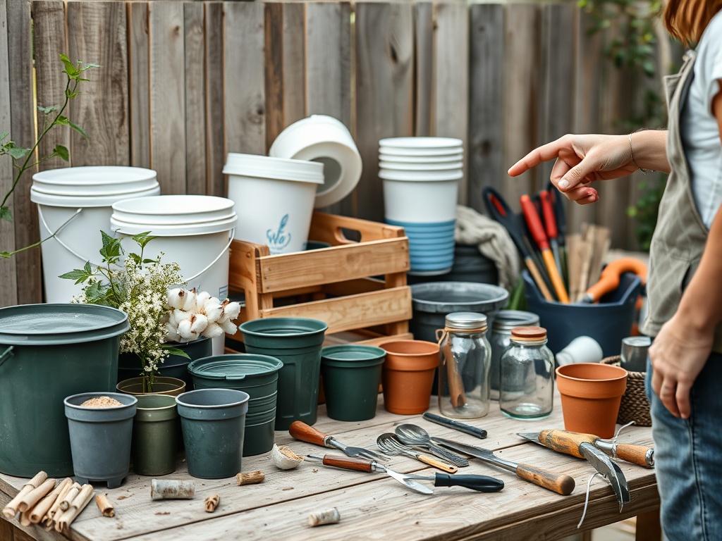 How to Reuse Household Items Safely in the Garden